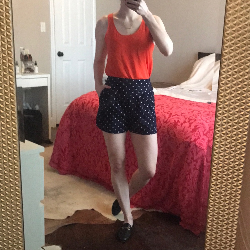 Urban outfitters high waisted polka dot shorts